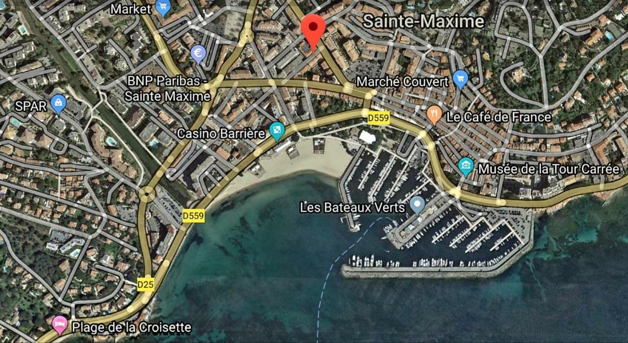 Perle Rare A 250M De La Plage ! Climatise Avec Parking, Balcon & Wifi Sainte-Maxime Exterior photo